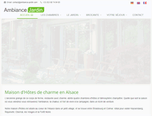 Tablet Screenshot of ambiance-jardin.com